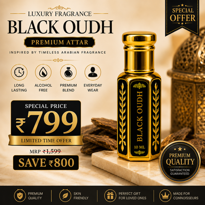 THE PURE BLACK OUDH - 10ML
