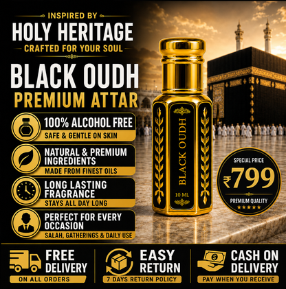 THE PURE BLACK OUDH - 10ML