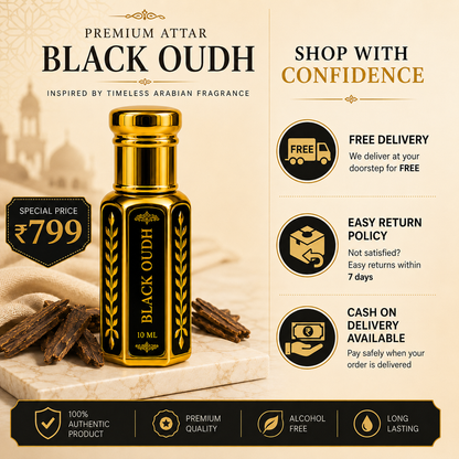 THE PURE BLACK OUDH - 10ML