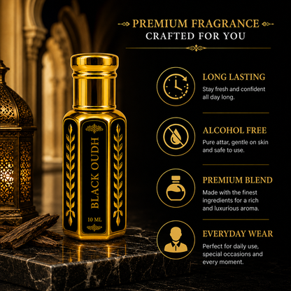 THE PURE BLACK OUDH - 10ML