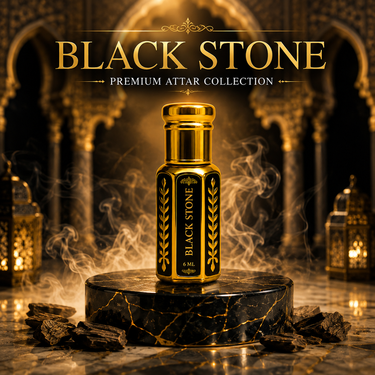 The Black Stone Pure Attar -10 ML