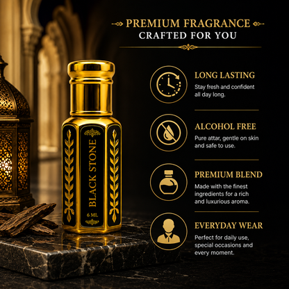 The Black Stone Pure Attar -10 ML