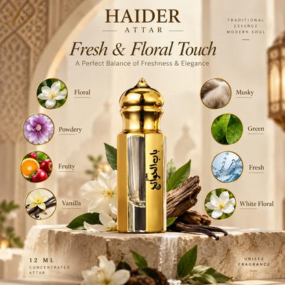 Pure Haider Attar - 12 ml
