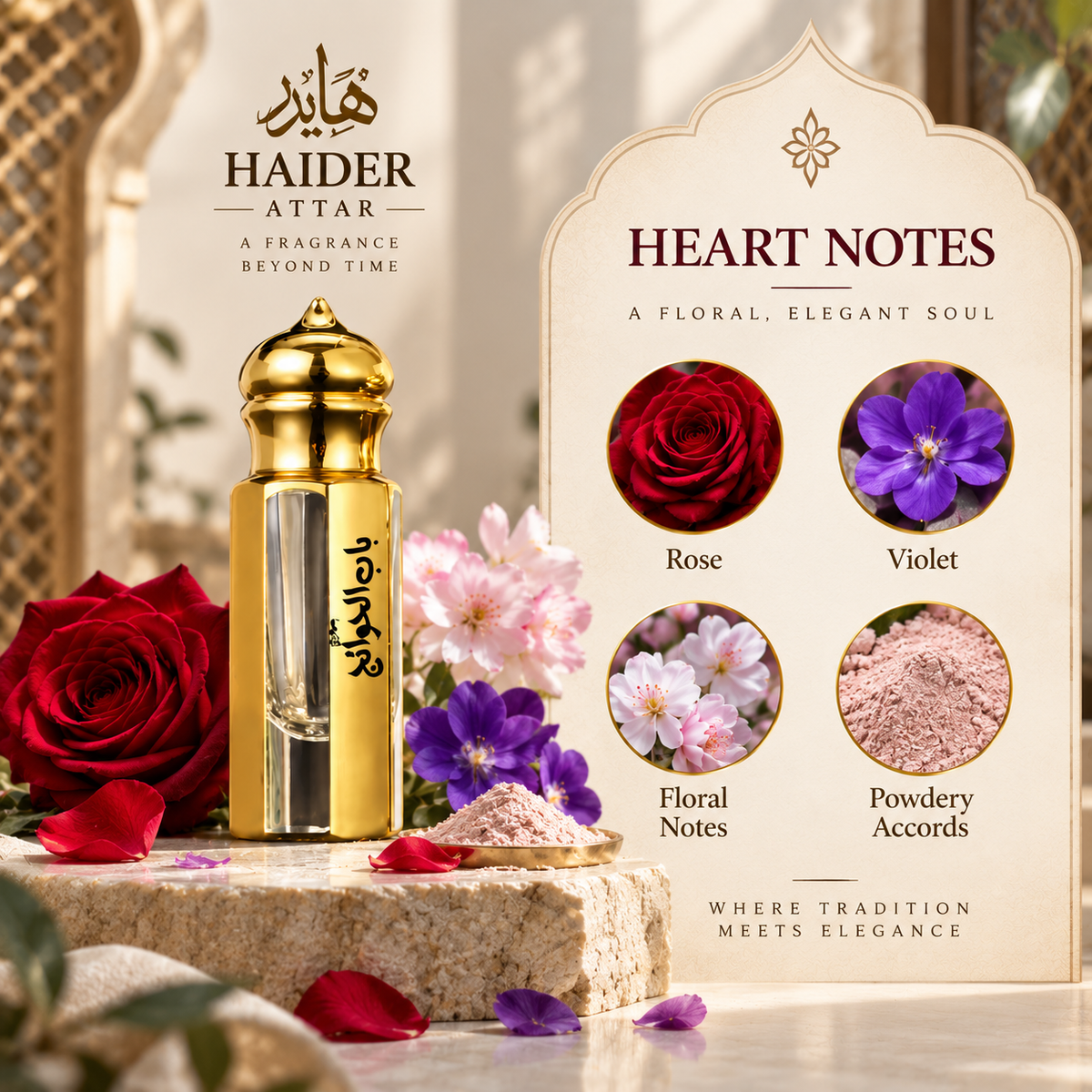Pure Haider Attar - 12 ml