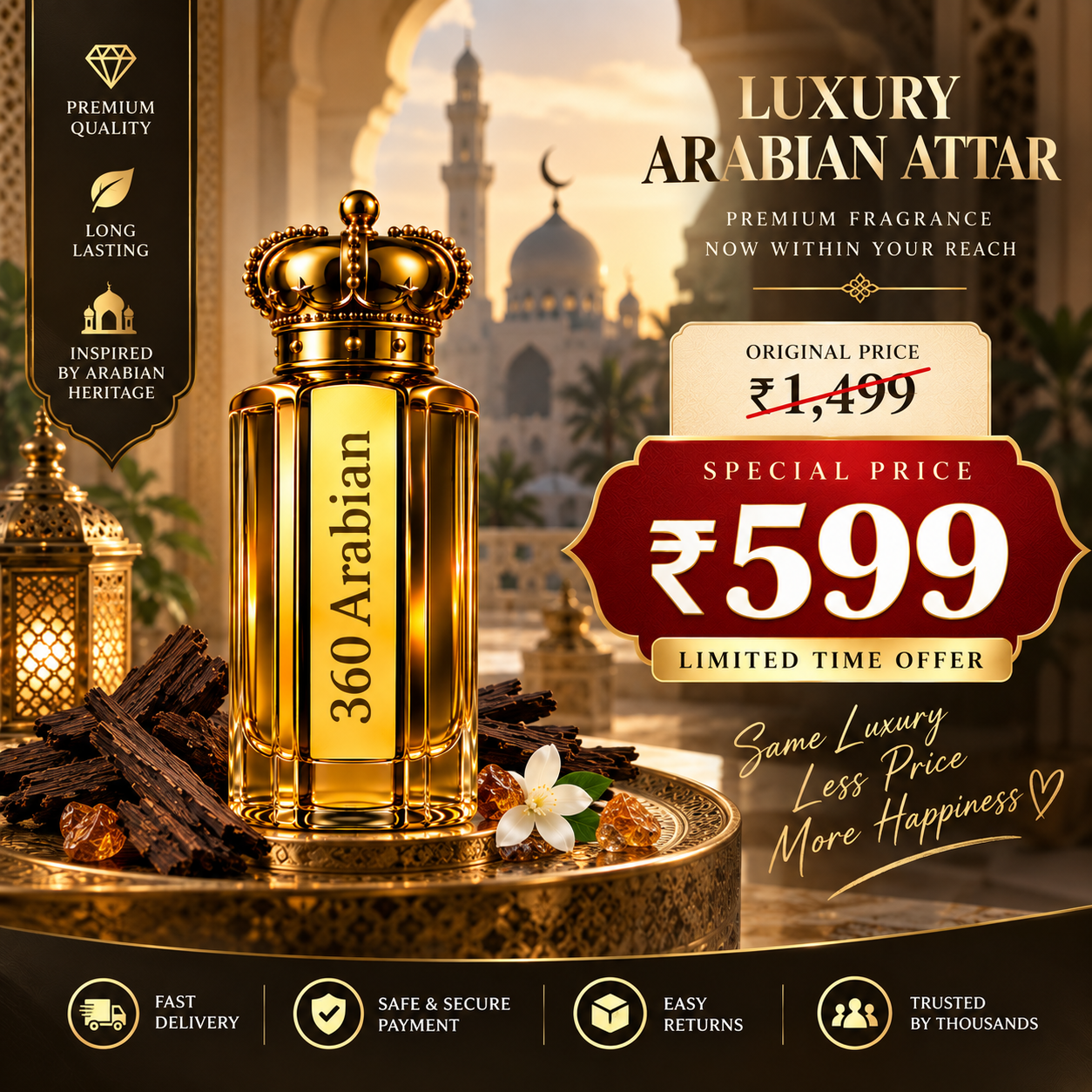 360 Arabian attar - 10 ml