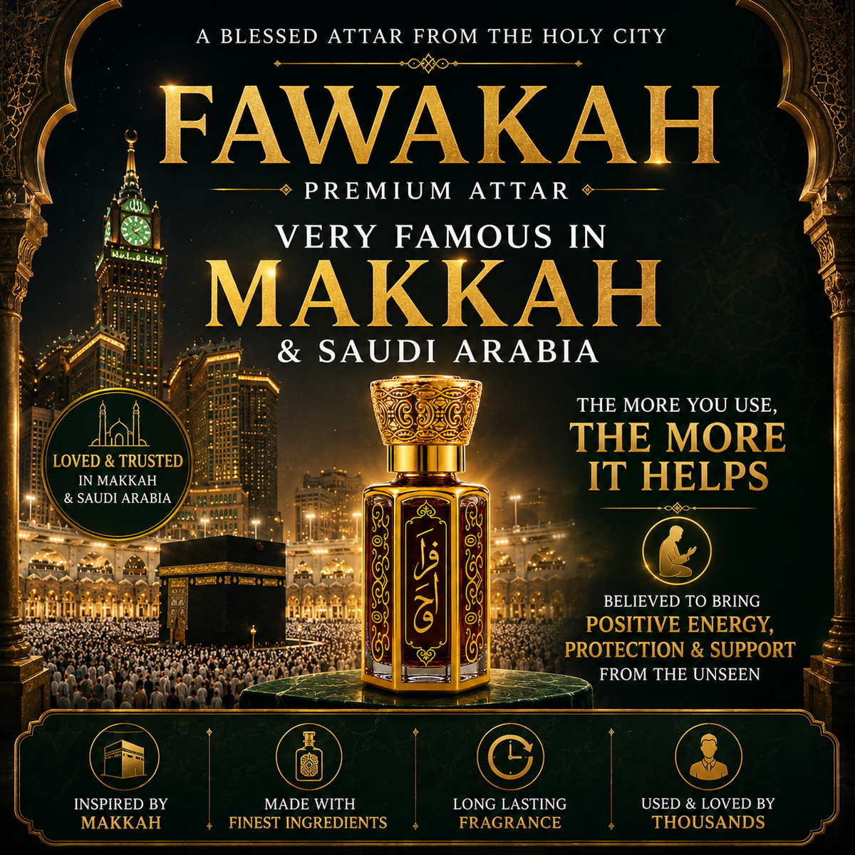 Pure Fawakah Attar - 10 ML