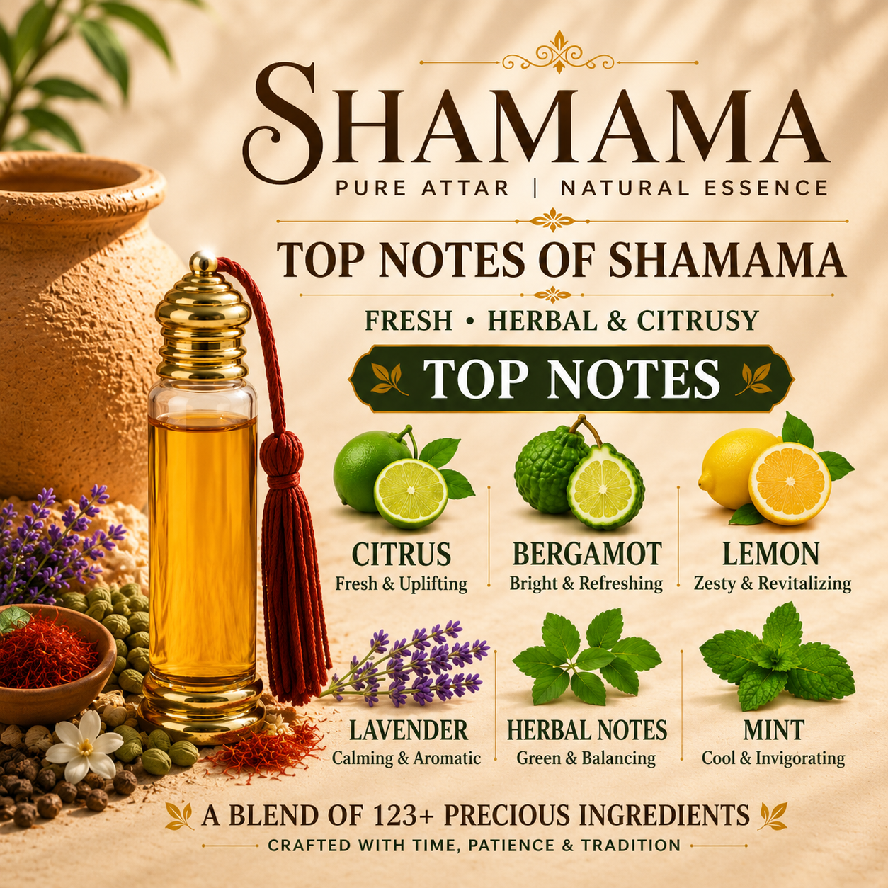 Pure Shamama Attar - 18ML